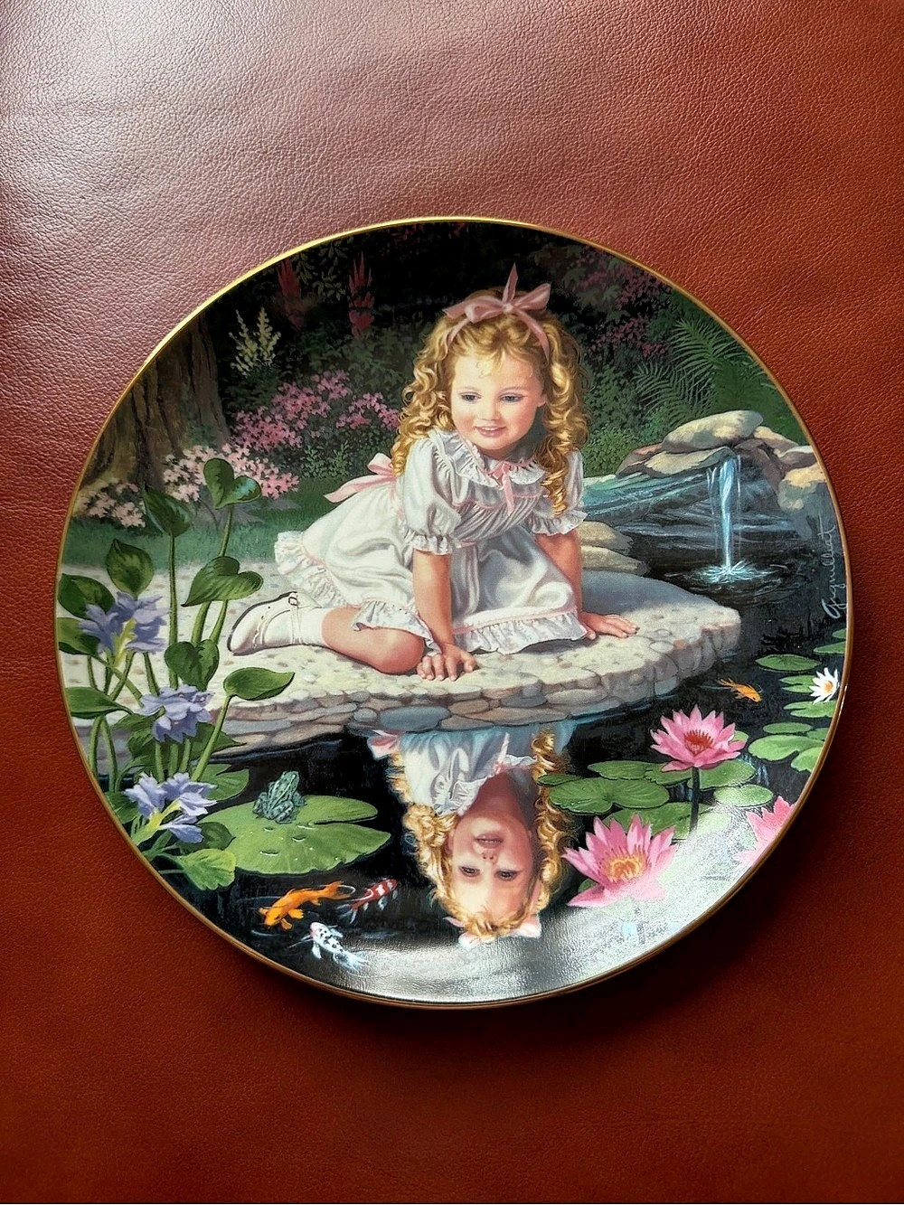 The Danbury Mint Monday's Child Collector Plate Decor